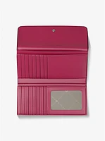 Jet Set Travel Signature Logo Tri-Fold Wallet