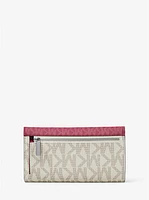 Jet Set Travel Signature Logo Tri-Fold Wallet