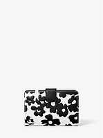 Jet Set Medium Floral Print Bi-Fold Wallet