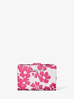 Billetera plegable Jet Set mediana con estampado floral