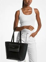 Jet Set Large 2-in-1 Pebbled Leather Tote Bag