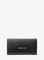 Jet Set Travel Crossgrain Leather Tri-Fold Wallet