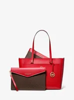 Maisie Large Pebbled Leather 3-in-1 Tote Bag