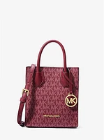 Bandolera Mercer extrapequeña de piel con logotipo