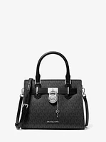 Hamilton Small Signature Logo Satchel