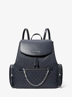 Jet Set Large Signature Logo Backpack