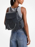 Jet Set Large Signature Logo Backpack