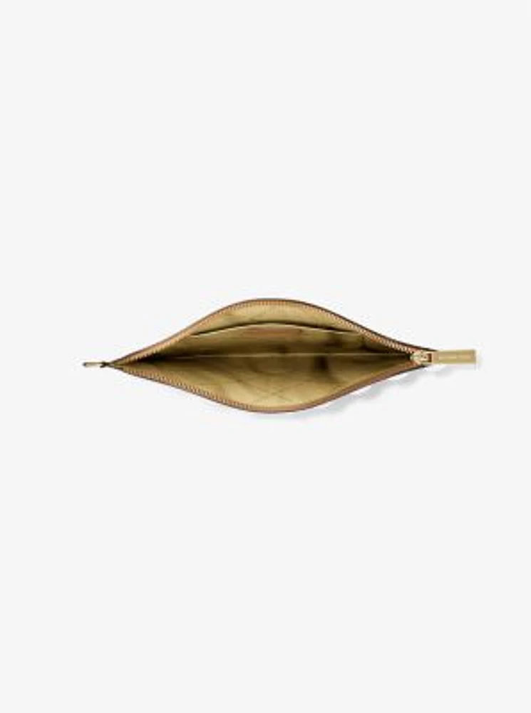 Jet Set Large Signature Logo Wristlet