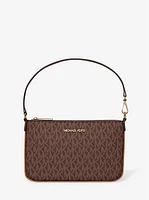 Jet Set Small Signature Logo Convertible Wristlet