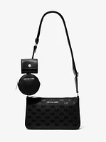 Jet Set Woven Logo Nylon Crossbody Bag with Case for Apple Airpods Pro®