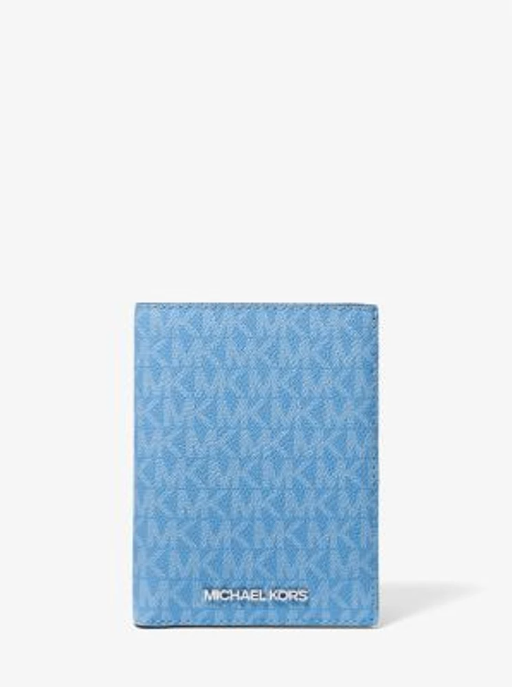 Jet Set Travel Signature Logo Passport Wallet