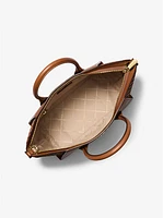 Avril Large Woven Satchel