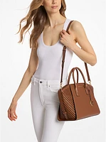 Avril Large Woven Satchel