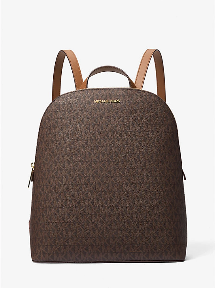 Cindy Large Signature Logo Backpack