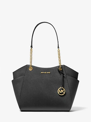 Jet Set Large Saffiano Leather Shoulder Bag