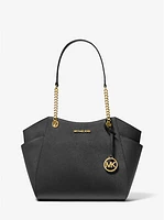 Jet Set Large Saffiano Leather Shoulder Bag