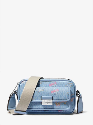 Bradshaw Extra-Small Embellished Signature Logo Camera Crossbody Bag