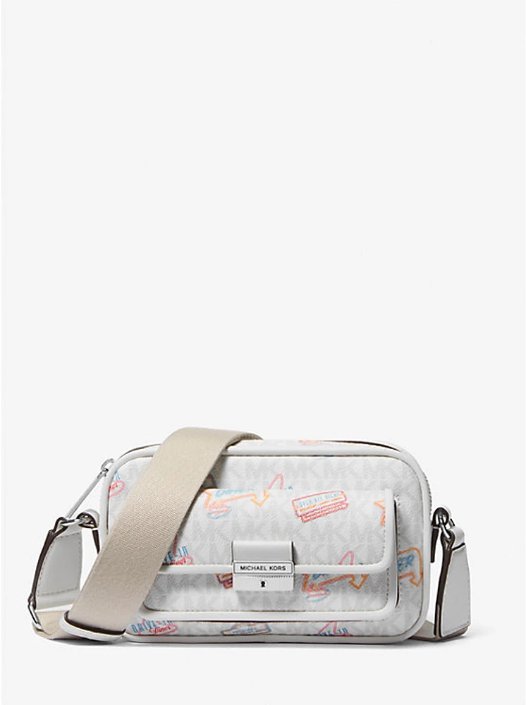 Bradshaw Extra-Small Embellished Signature Logo Camera Crossbody Bag