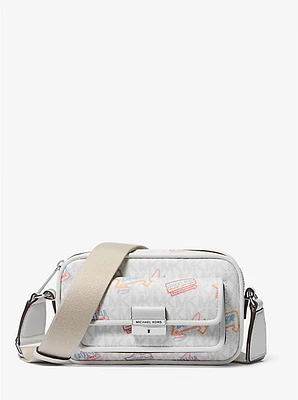 Bradshaw Extra-Small Embellished Signature Logo Camera Crossbody Bag