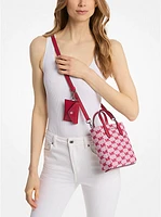 Vincent Extra-Small Logo Jacquard Convertible Tote Bag With Card Case