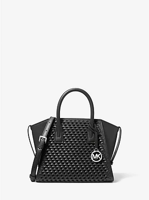 Avril Small Woven Satchel