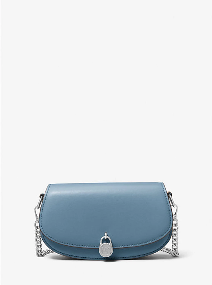 Mila Small Leather Convertible Crossbody Bag