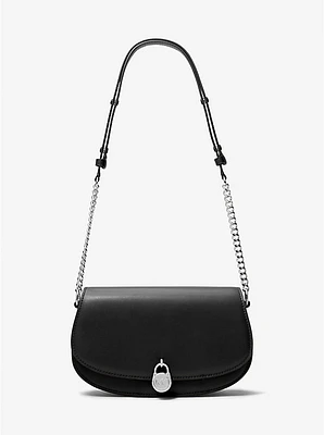 Mila Medium Leather Messenger Bag