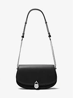 Mila Medium Leather Messenger Bag