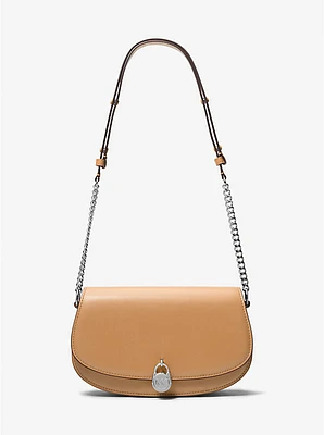 Mila Medium Leather Messenger Bag