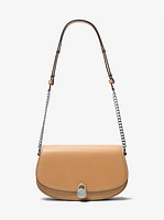 Mila Medium Leather Messenger Bag