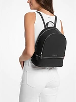 Rhea Medium Pebbled Leather Backpack