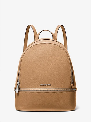 Rhea Medium Pebbled Leather Backpack