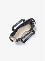 Jet Set Travel -Small Logo Top-Zip Tote Bag