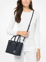 Jet Set Travel Extra-Small Metallic Top-Zip Tote Bag