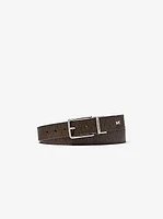 Reversible Logo and Leather Belt