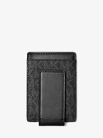 Cooper Signature Logo Money Clip Card Case