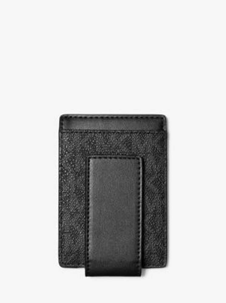 Cooper Signature Logo Money Clip Card Case