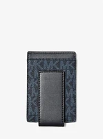 Cooper Signature Logo Money Clip Card Case