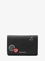 Cooper Large Embellished Signature Logo Travel Wallet