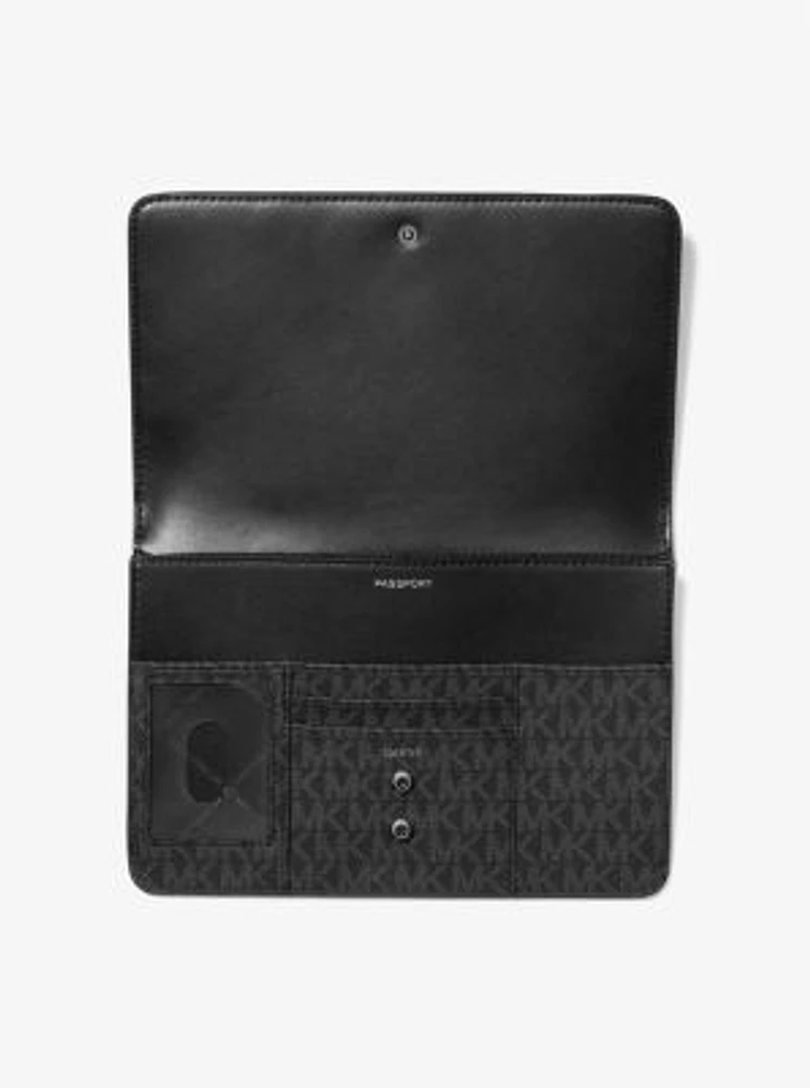 Cooper Large Embellished Signature Logo Travel Wallet