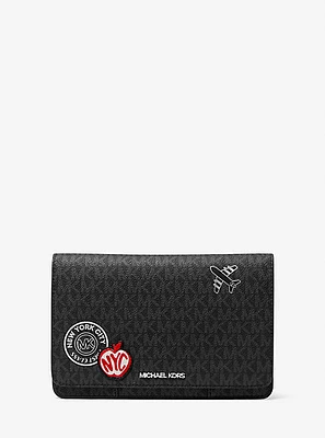 Cooper Large Embellished Signature Logo Travel Wallet