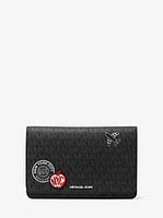 Cooper Large Embellished Signature Logo Travel Wallet