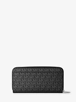 Cooper Embellished Logo Zip-Around Wallet