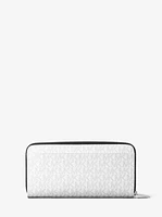 Cooper Embellished Logo Zip-Around Wallet