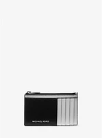 Cooper Slim Two-Tone Zip Wallet