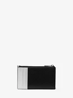 Cooper Slim Two-Tone Zip Wallet