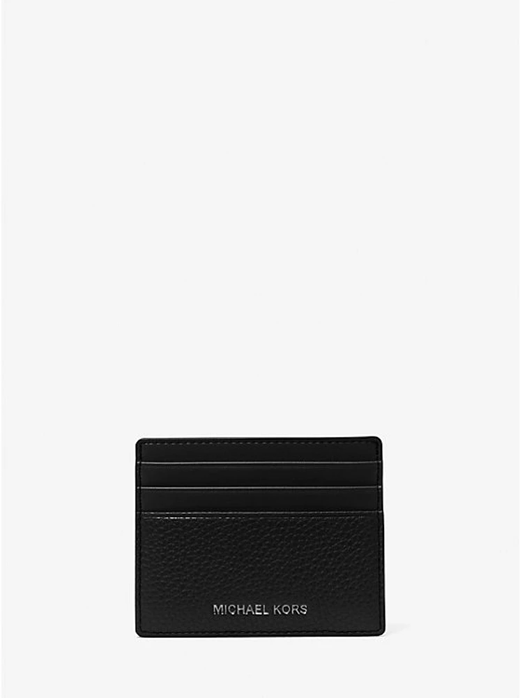 Cooper Pebbled Leather Tall Card Case