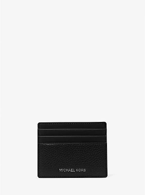 Cooper Pebbled Leather Tall Card Case