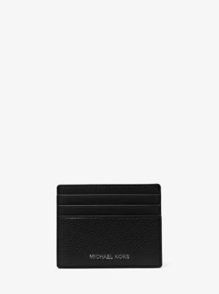 Cooper Pebbled Leather Tall Card Case