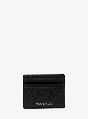 Cooper Pebbled Leather Tall Card Case